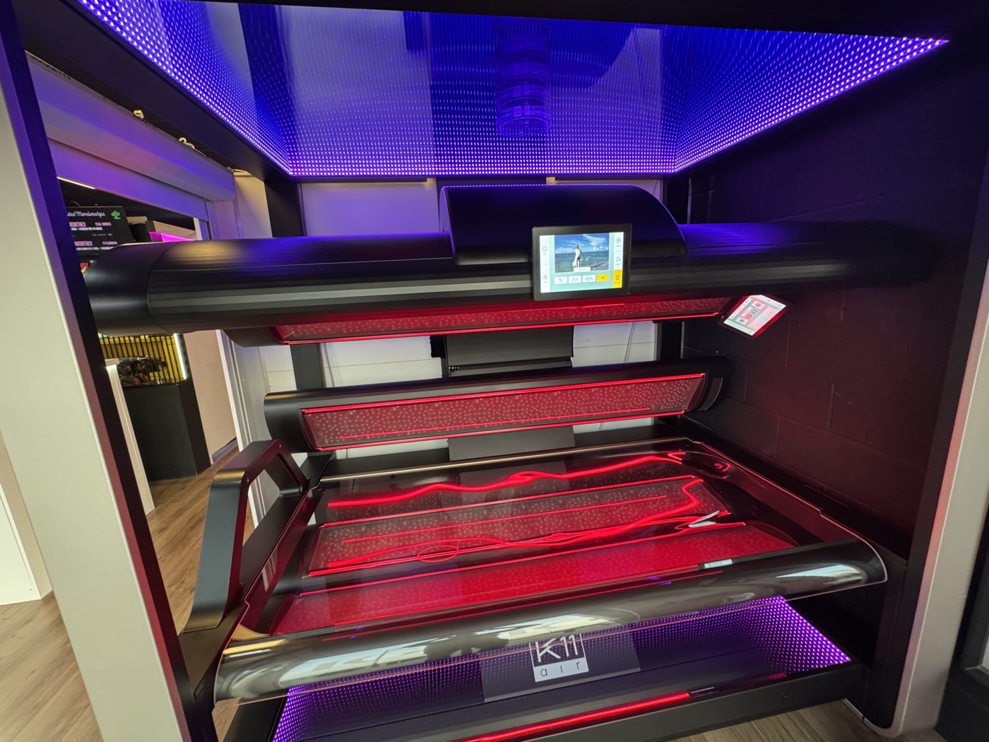 Megasun K11 Air Loft sunbed at Luxe Glow Studio
