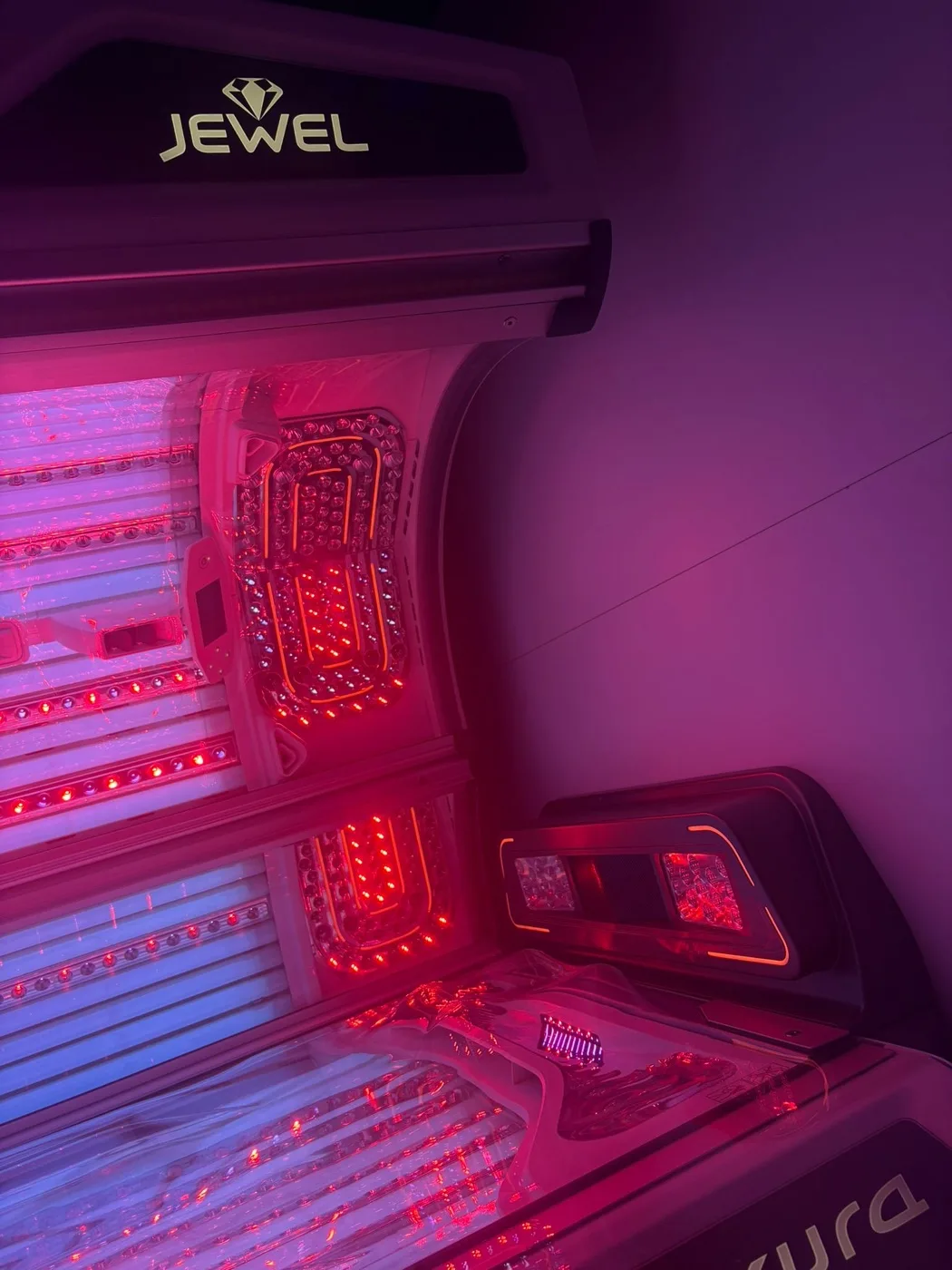 Luxura Jewel sunbed at Luxe Glow Studio Rotherham